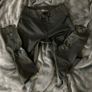 Jessica Simpson warm up leggings